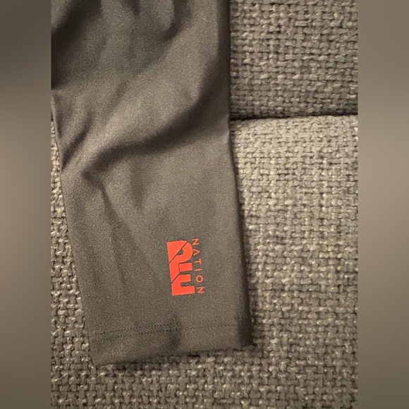 P.E Nation High-Rise Compression Leggings XS Blush Logo Waistband BNWT - Picture 7 of 10